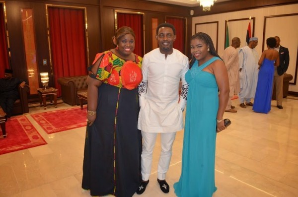 Pictures of Omoni Oboli at the movie preview