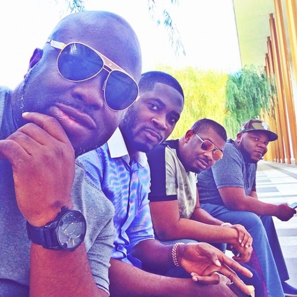 Tola Odunsi, Tee Billz and Don Jazzy Photo: Instagram