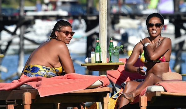 Queen Latifah and her girlfriend