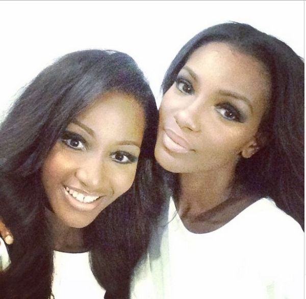 Agbani Darego and Eniola Powede Lawrence