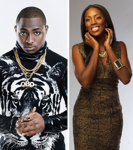 Davido and Tiwa Savage