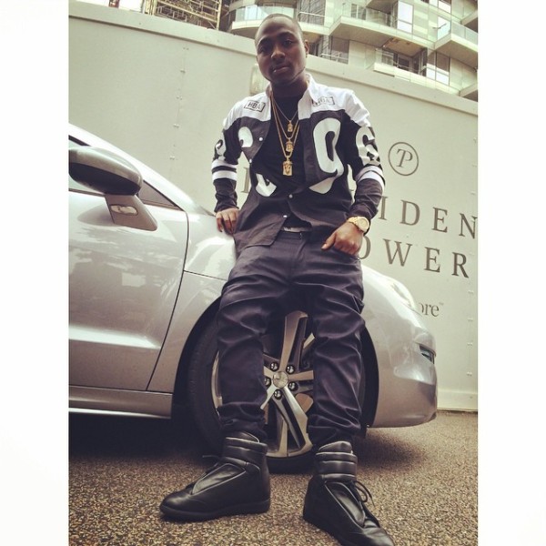 Davido in his shoes