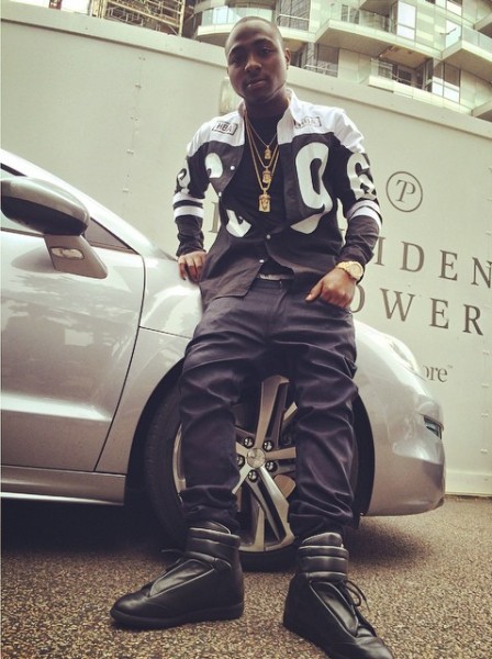 Davido in his shoes