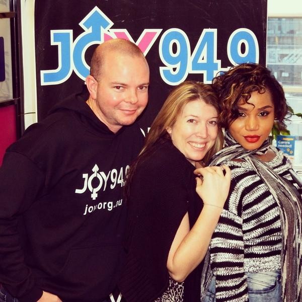 Maheedah with JohnO and SJ Photo: Twitter