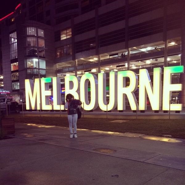 Maheedah in Melbourne. Photo: Twitter