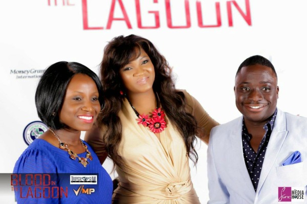 OMOTOLA at the US premiere of Blood In The Lagoon 7