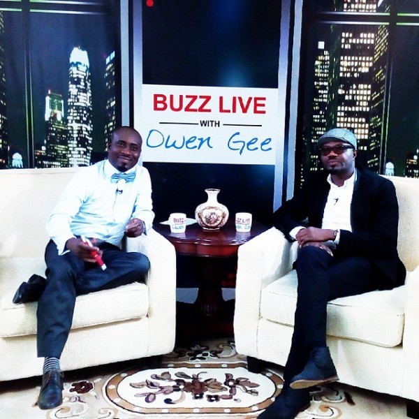 Owen Gee and guests at the final edition of his show 4