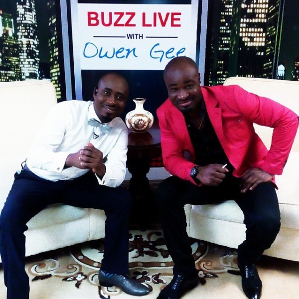 Owen Gee and guests at the final edition of his show 5