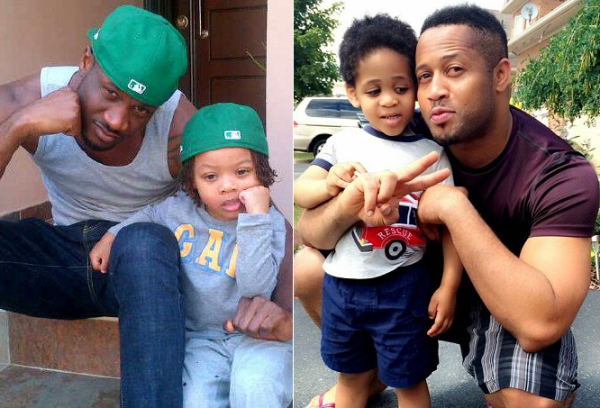 Peter and Mike with their kids