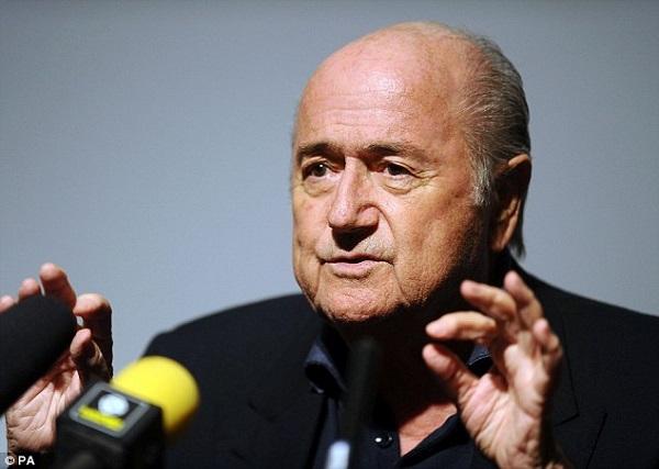 Sepp Blatter has confirmed he will stand for a fifth term as FIFA president next year. Photo: Daily Mail