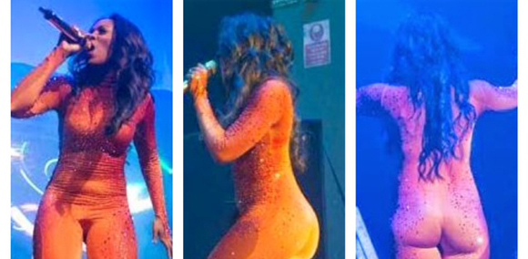 Tiwa Savage on stage