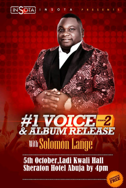 Solomon Lange's album launch artwork