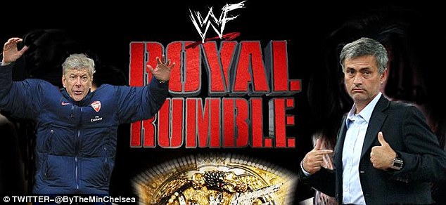 The Royal Rumble on the sidelines between Mourinho and Wenger took centre stage at Stamford Bridge