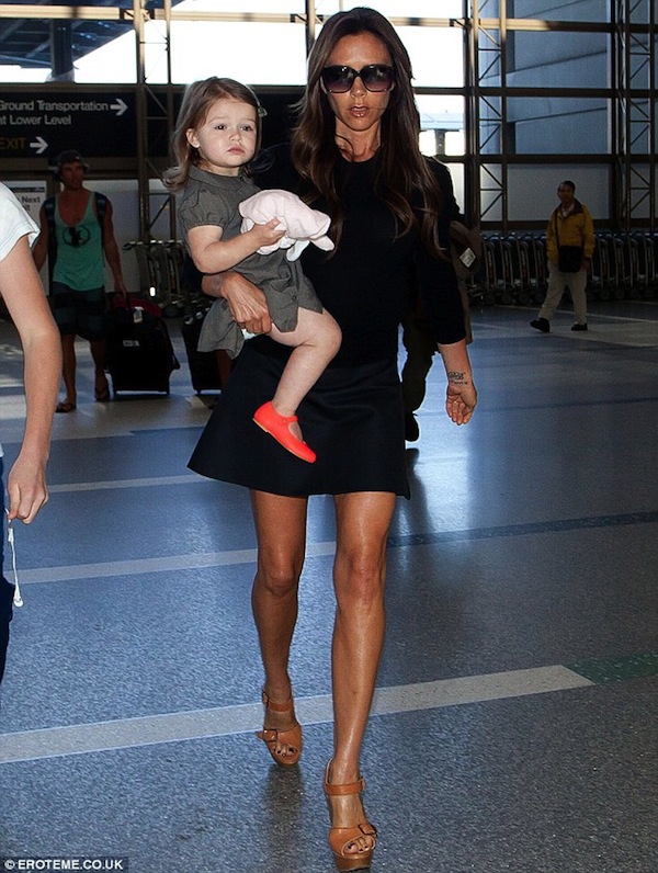 Victoria Beckham with Harper