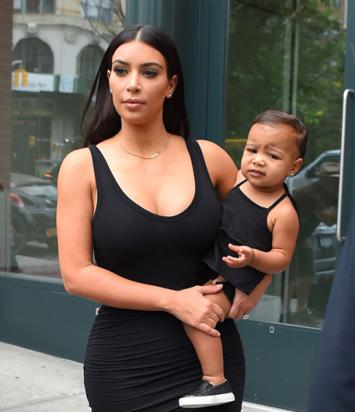 kim kardashian and North West