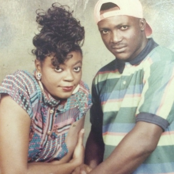 Zinno and his late wife Adaora who has just died of Cancer