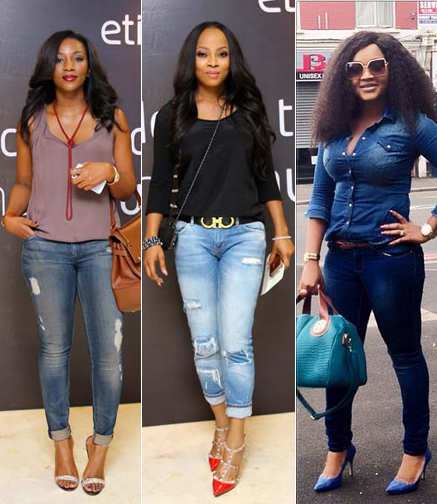 Genevieve, Toke Makinwa and Mercy Aigbe