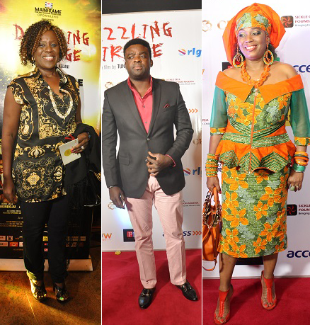 Joke Silva, Kunle Afolayan and Yeni Kuti