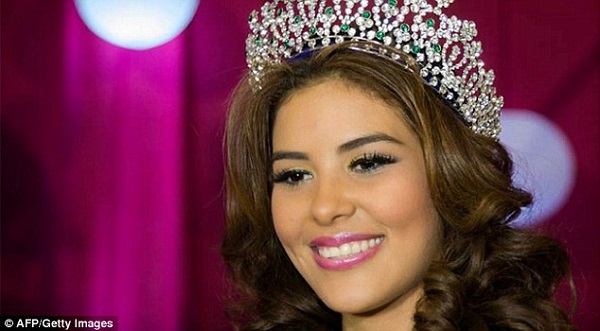 Missing beauty Miss Alvarado was due to fly to London this week, to compete in Miss World on Thursday