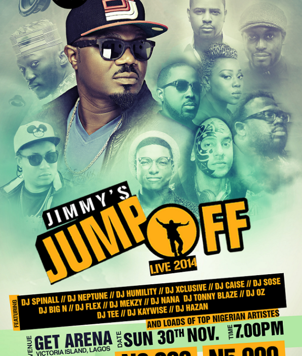 Original jimmy's jump off flyer