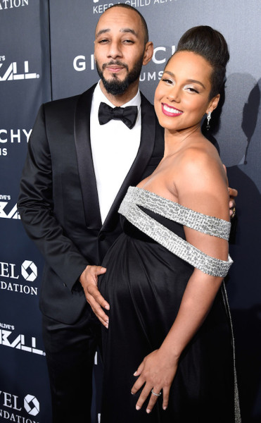Swizz beatz and Alicia Keys