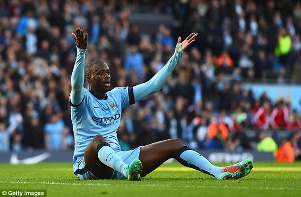 Yaya Toure received racist comments shortly after tweeting about the Manchester derby