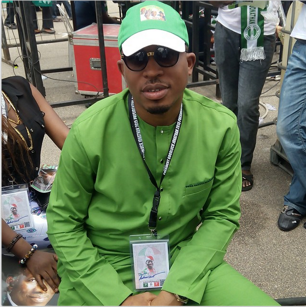 (Naeto C at Eagle Square, venue of President Goodluck Jonathan's declaration)