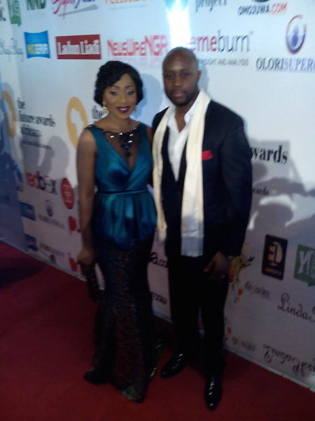 Dakore Egbuson and husband