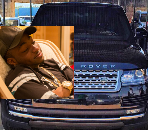 Davido's new Range Rover copy