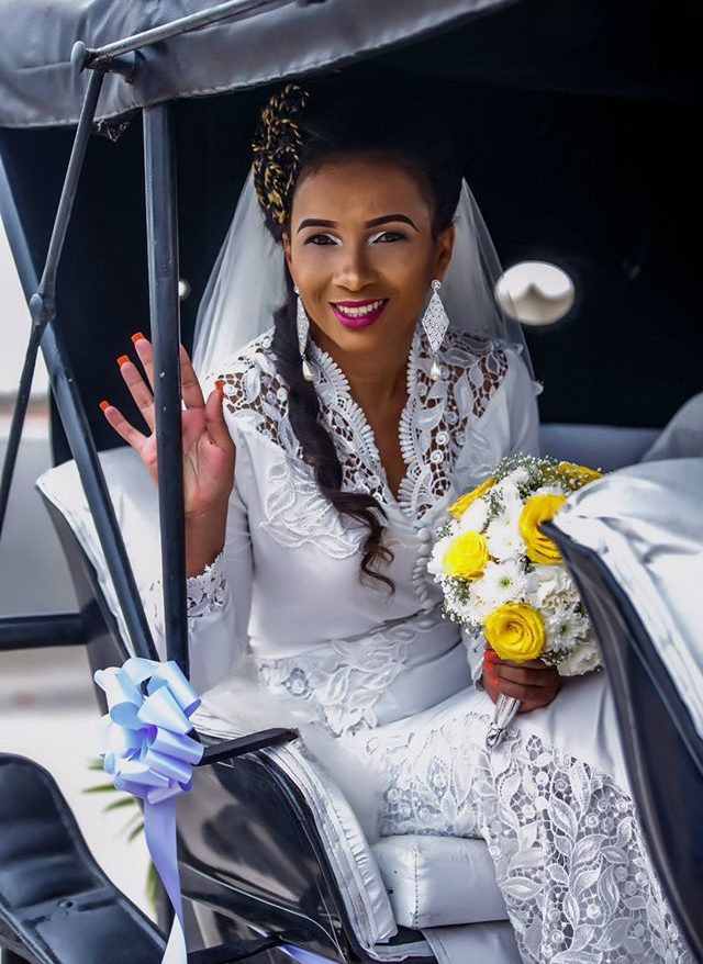 A happy Ibinabo Fiberesima on her wedding day in 2014. Credit: Filed