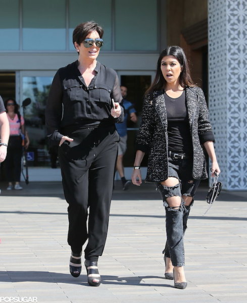 Kris Jenner and Kourtney Kardashian