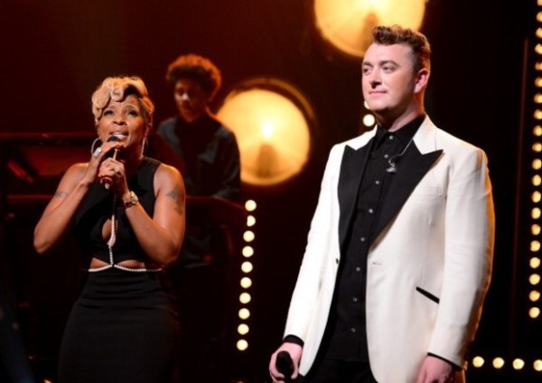 Sam Smith and Mary J.