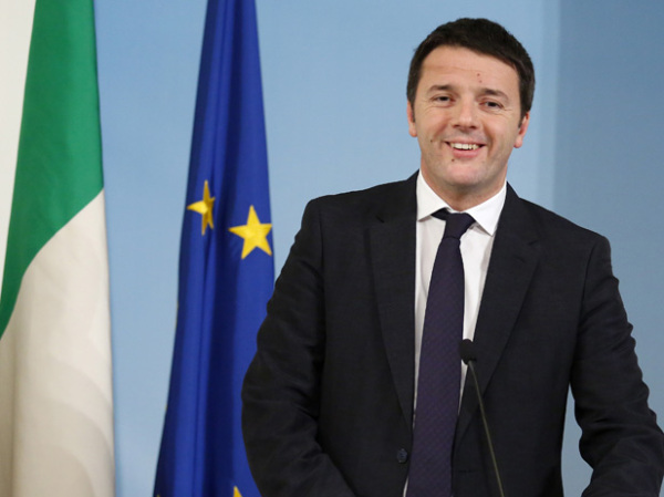Italy's Prime Minister Renzi