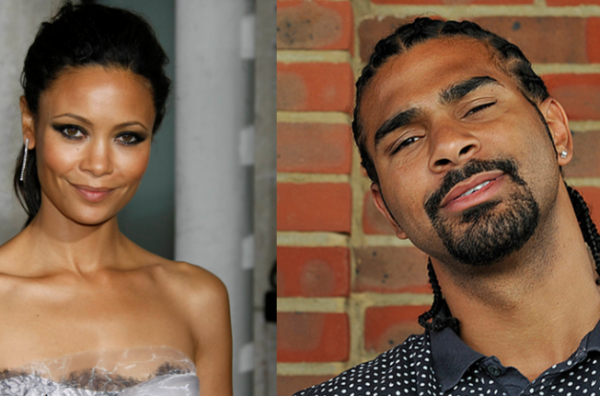Thandie Newton and David Haye