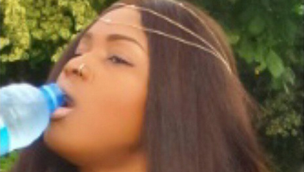 Halima Abubakar signs new deal with Tutti Water. Photo: Instagram