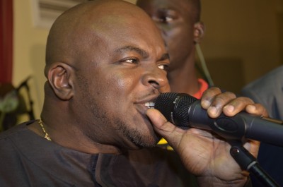 (Akin, the leader of Sugar band. Photo: Shuga Band)