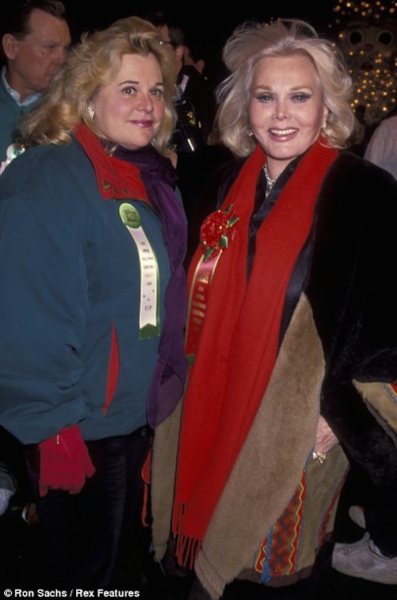 Zsa Zsa Gabor and Francesca Gabor Hilton