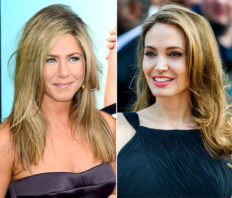 Jennifer Aniston and Angelina Jolie