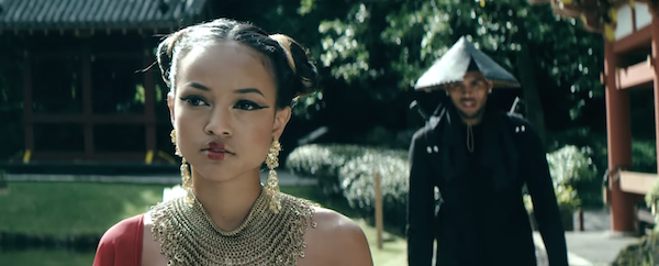 Karrueche Tran features as a Geisha in Chris Brown’s ‘Autumn Leaves’ video 02