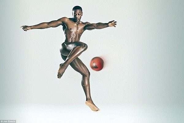 Marvin Sordell strips off for this week's front cover of Sport magazine as part of Sport Uncovered series