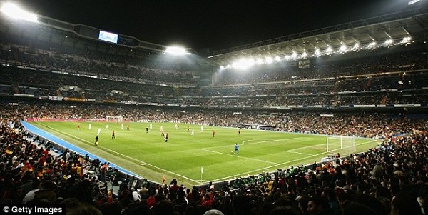 Real Madrid's Santiago Bernabeu stadium