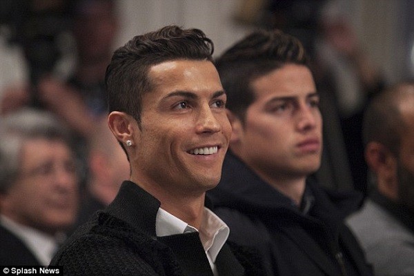 Ronaldo and James will line-up together when Real take on Cordoba on Friday night