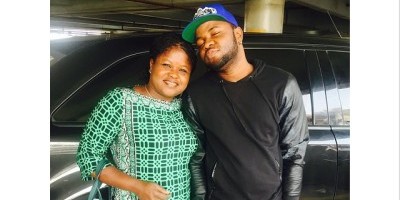 Skales with his mother