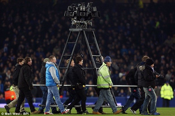 The crew captured the atmosphere inside the stadium that will feature in the new Rocky film
