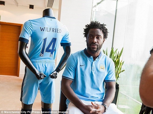 Wilfried Bony has joined Manchester City on a four-and-a-half-year deal. He will wear the No 14 shirt