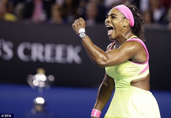 Williams beat Russian Maria Sharapova in straight sets in Melbourne to earn her 19th Grand Slam