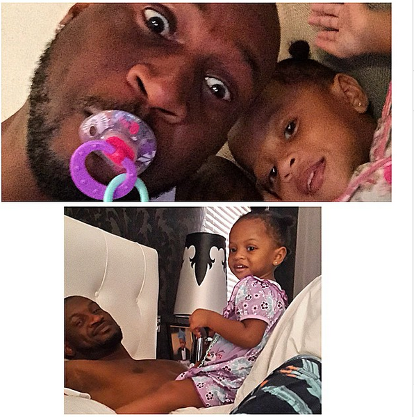 Peter Okoye's daughter 'Aliona' is years old. Photo: Instagram