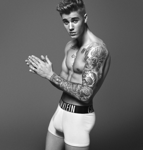 justin bieber calvin klein