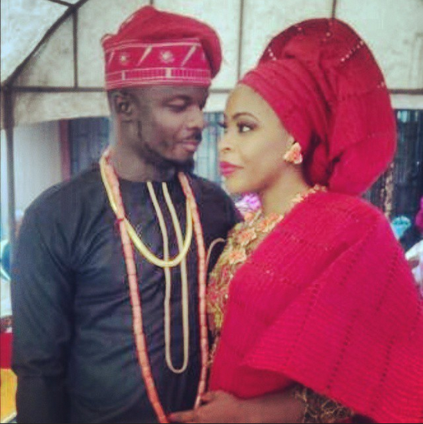 Kas marries his baby mama Tare. Photo: Instagram