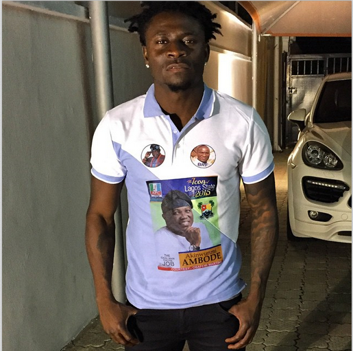 Obafemi Martins endorses Akin Ambode